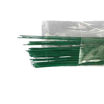 Florist Wire 26gx46cm 100gm Dk Green