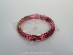 2mm Aluminium Wire 100gm Red
