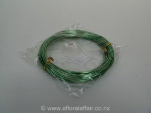 2mm Aluminium Wire 100gm LtGreen