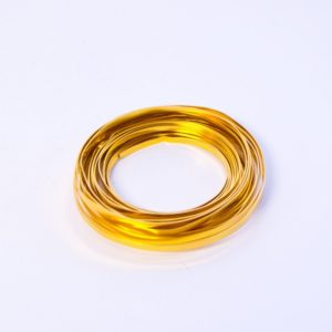Flat Aluminium Wire - Gold 1mm x 5mm x 100g