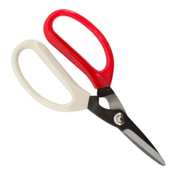Heavy Duty Red and White Scissors