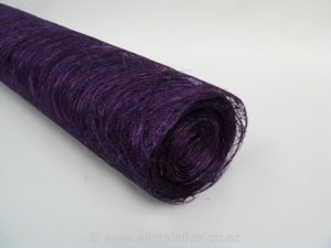 Abaca Scrunch Mat Roll 62cm x 5m Purple