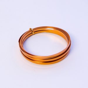 Flat Aluminium Wire - Copper 1mm x 5mm x 100g