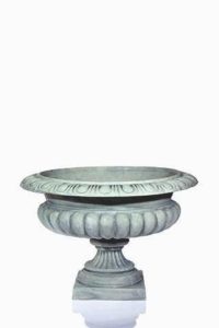 Urns Fiberglass Silver/Pewter 38D x 28H