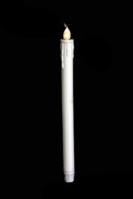 LED Wax look Taper Candle