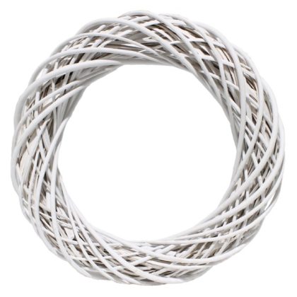White Willow Wreath. 50cmWx50cmH.