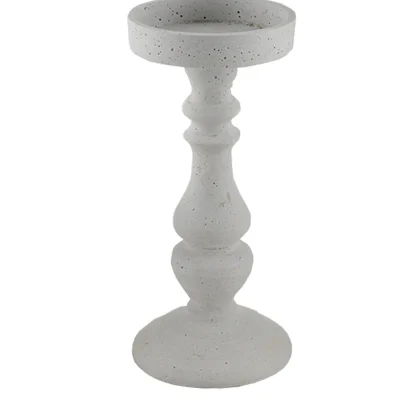 Large Concrete Candle Holders