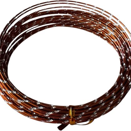 Diamond Cut Aluminium Wire 2mm x 10m Roll Copper
