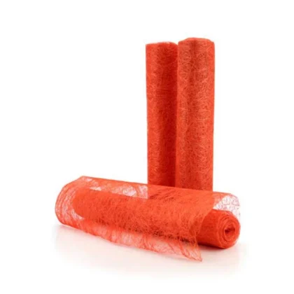 Abaca Fibre 60cmx5m Orange